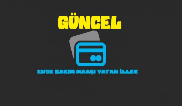 15 Mayıs 2025 Evde Bakım Maaşı Yatan İllerin Listesi